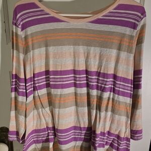 Striped Multicolor Women's Top